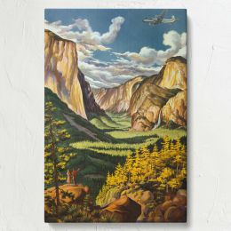 Yosemite National Park - United Air Lines Travel Poster