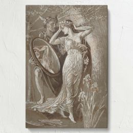 The Mirror of Venus - 1890 Symbolic Mythology Artwork by Walter Crane 