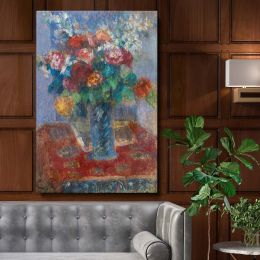 Bouquet de Fleurs - Impressionist Floral Still Life By Camille Pissarro 