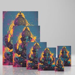Lord Ganesha - Vibrant Pop Hindu Spiritual Art