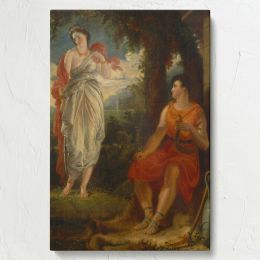 Venus and Anchises - Romantic Myth Scene By Benjamin Robert Haydon 