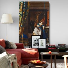 Allegory of the Catholic Faith - Spiritual Baroque Symbolism By Johannes Vermeer 
