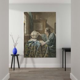 The Astronomer - Classic Study Reproduction By Abraham Delfos after Vermeer 