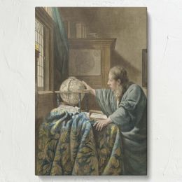 The Astronomer - Classic Study Reproduction By Abraham Delfos after Vermeer 