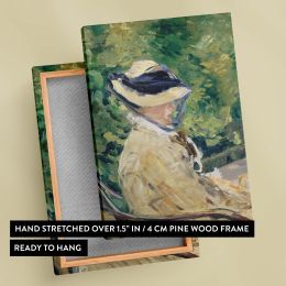 Madame Manet at Bellevue - Elegant Woman in Garden By 
