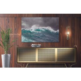 Large Waves in Ocean Canvas Wall Art