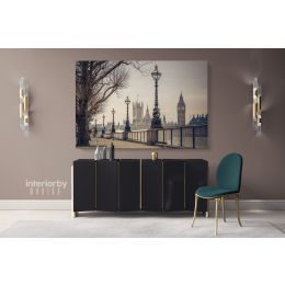 Landscape London City Big Ben Clock Tower Canvas Wall Art