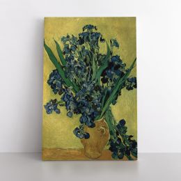 Vincent Van Gogh Painting Irises Abstract Painting Photo Print on Canvas
