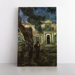Vincent Van Gogh Painting Pine Trees Garden Saint Paul Hospital Abstract Painting Canvas