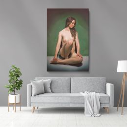Naked Women Painting by Famous Owen Claxton Canvas Wall Art