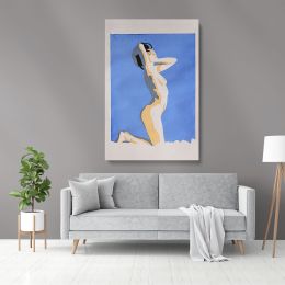 Naked Women Painting by Famous Owen Claxton Canvas Wall Art