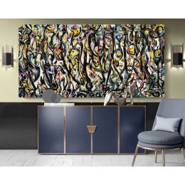 Abstract Expressionism Jackson Pollock Canvas Wall Art