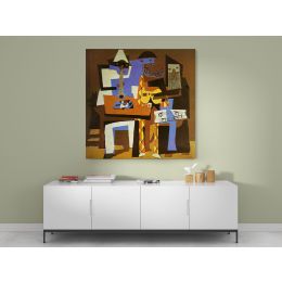 Pablo Picasso Three Musicians Painting Modernism Artistic Canvas Wall Art