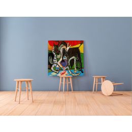 Pablo Picasso: Bullfight Art Famous Modernism Artistic Canvas Wall Art
