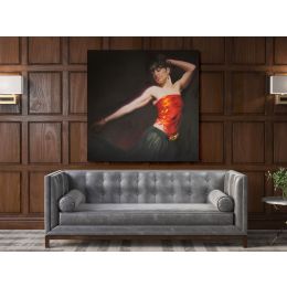 Women Dancing Artworks by Owen Claxton Canvas Wall Art