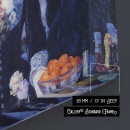 A Bar at the Folies-Bergere by Edouard Manet Canvas Wall Art Print