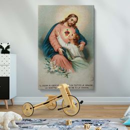 A Believing Soul Embracing Christ - Radiant Devotional Scene