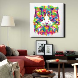 A Reclining Tiger (1866-1919) oil painting by Geza Vastagh Square Canvas Wall Art