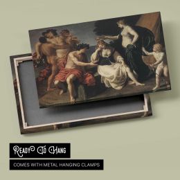 Bacchus and Ariadne by Alessandro Turchi Canvas Wall Art Print