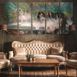 Ballet at the Paris Opera by Edgar Degas Panoramic Wall Art