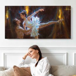 Ballet Dancer in Blue Light by Daniel Gerhartz Wall Art
