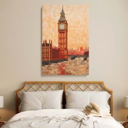 Big Ben London - Mosaic Landmark Architecture Art