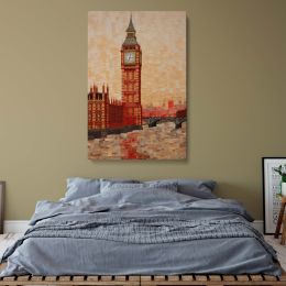 Big Ben London - Mosaic Landmark Architecture Art