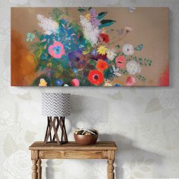 Bouquet of Flowers Art Remix by Odilon Redon Wall Art Print