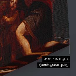 Cephalus and Procris by Alessandro Turchi Canvas Wall Art Print