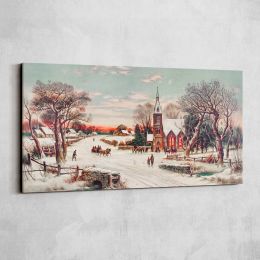 Christmas Eve by Hoover & Son Panoramic Wall Art