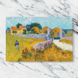 Farmhouse in Provence by Vincent van Gogh Canvas Wall Art Print