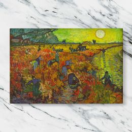 The Red Vineyard by Vincent van Gogh Canvas Wall Art Print