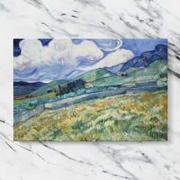 Saint Remy Landscape by Vincent van Gogh Canvas Wall Art Print