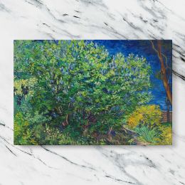 Lilac Bush by Vincent van Gogh Canvas Wall Art Print
