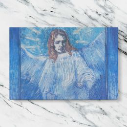 Half Figure of an Angel Canvas Wall Art Print