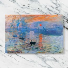 Impression Sunrise by Claude Monet Canvas Wall Art Print