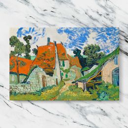 Street in Auvers sur Oise by Vincent van Gogh Canvas Wall Art Print