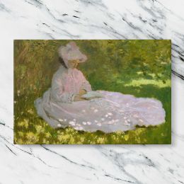 Springtime by Claude Monet Canvas Wall Art Print