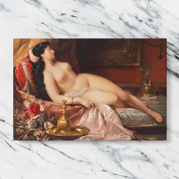 Sleeping Beauty Reclining Nude Canvas Wall Art Print