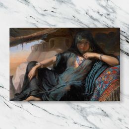An Egyptian Pot Seller at Giza by Elisabeth Jerichau Baumann Canvas Wall Art Print