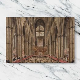 Gothic Cathedral Interior Canvas Wall Art Print