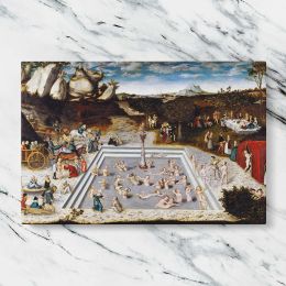 The Fountain of Youth by Lucas Cranach Canvas Wall Art Print