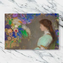Violette Heymann by Odilon Redon Canvas Wall Art Print