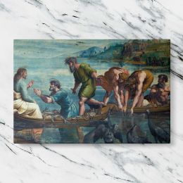 The Miraculous Draft of Fishes by Raphael Canvas Wall Art Print
