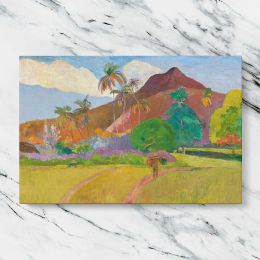 Tahitian Landscape by Paul Gauguin Canvas Wall Art Print