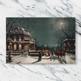 Christmas Eve by Joseph Hoover and Sons Canvas Wall Art Print