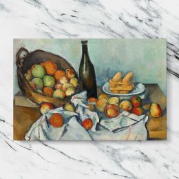 The Basket of Apples by Paul Cezanne Canvas Wall Art Print