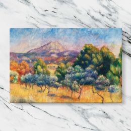 Montagne Sainte Victoire by Pierre Auguste Renoir Canvas Wall Art Print