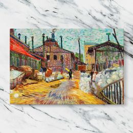 The Factory by Vincent van Gogh Canvas Wall Art Print