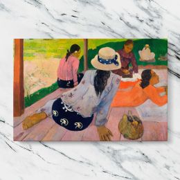The Siesta by Paul Gauguin Canvas Wall Art Print